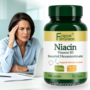 Shecome Niacin-Inositol-Kapseln unterstützen die Nervenzirkulation